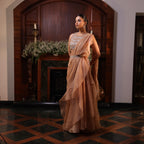 Gold organza