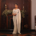 earl grey ivory katdana saree