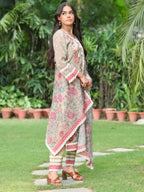 Ruhi |  Earthen Grey Cotton Suit Set