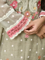 Ruhi |  Earthen Grey Cotton Suit Set