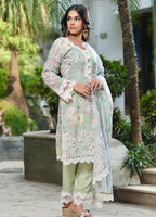 Noorain | Green Floral Printed Cotton Kurta Set