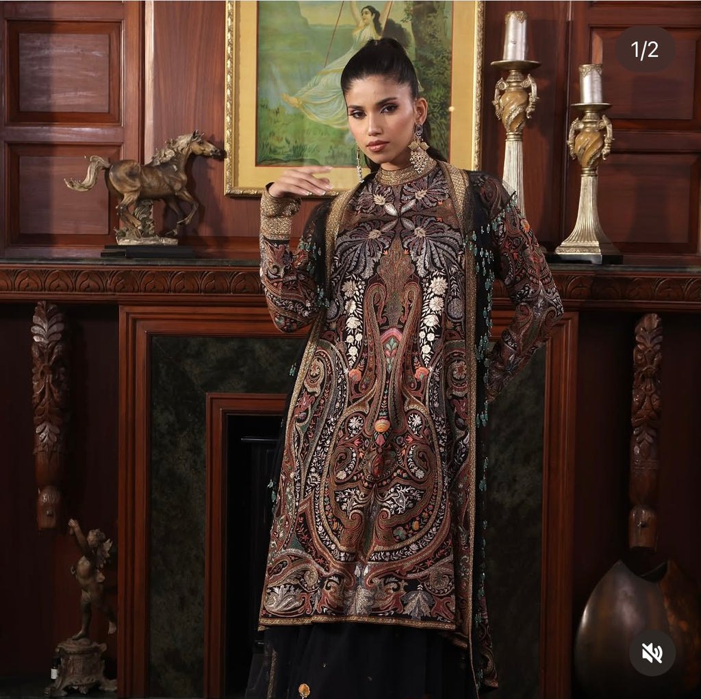 Black ektaar outfit