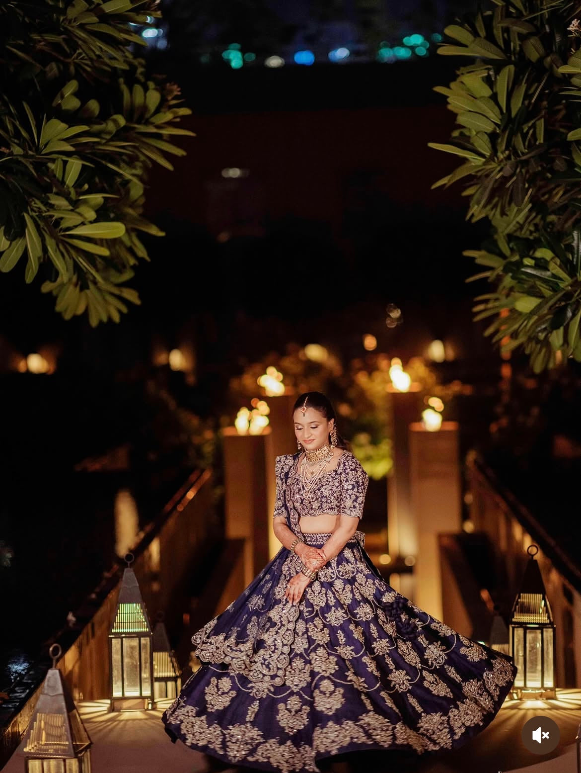 Purple dabka lehenga