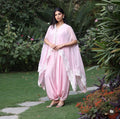 Pink cape lace set