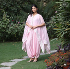 Pink cape lace set